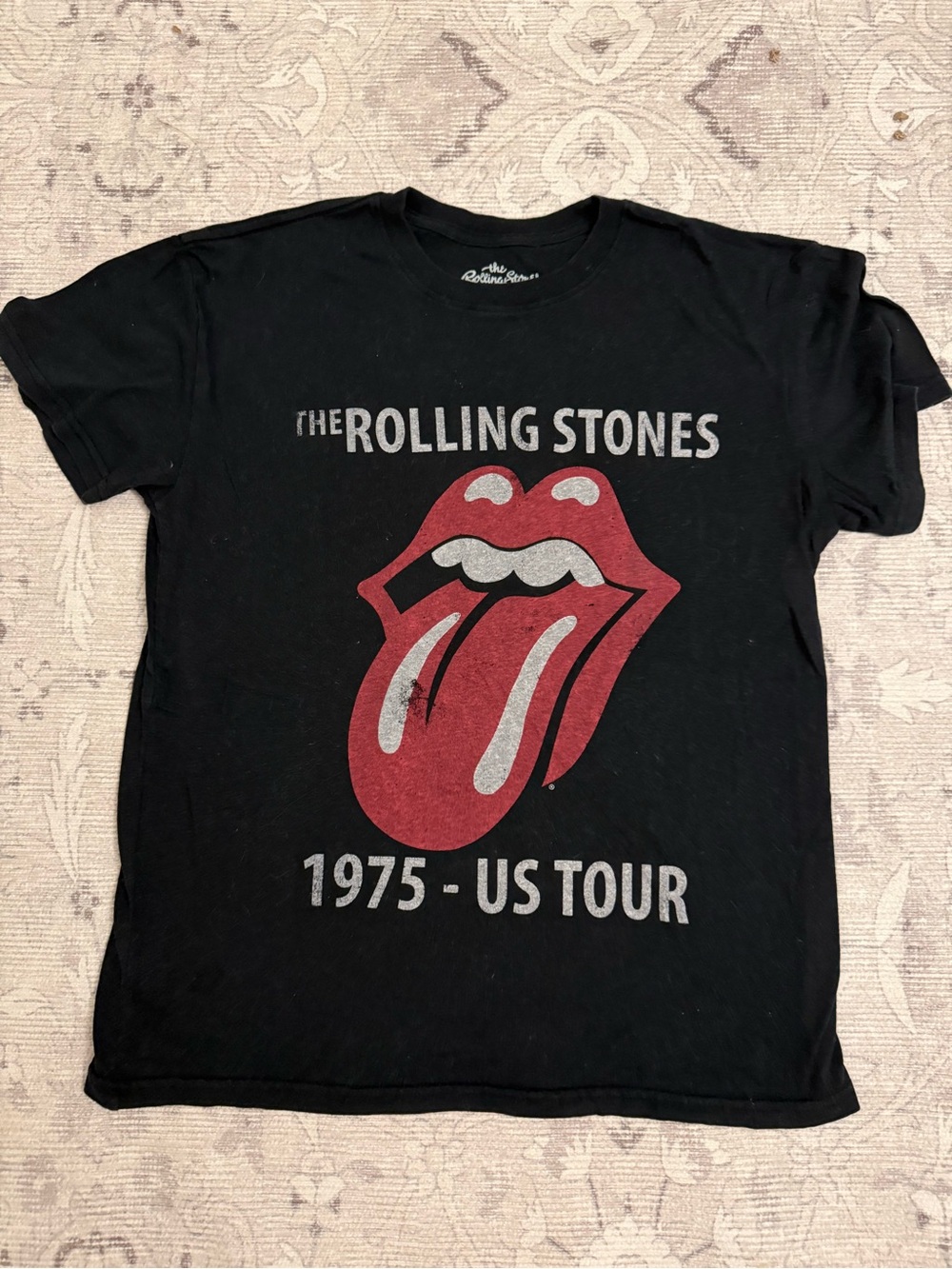 The Rolling Stones Black & Red Graphic Tee